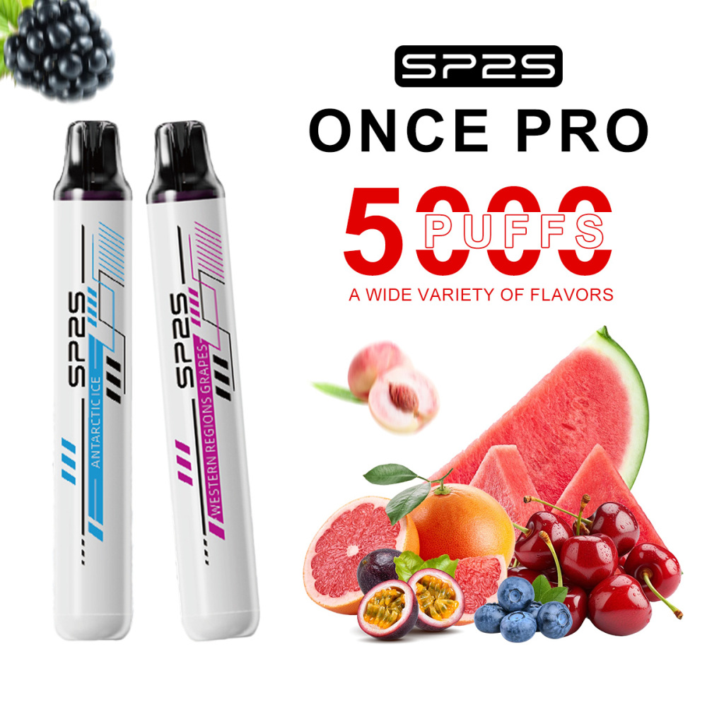 New product SP2S brand genuine product, disposable atomizer 5000 nozzles, low nicotine product, large capacity up to 5000 nozzles, smooth smoke