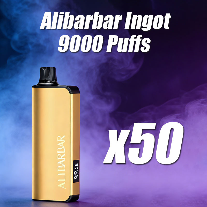 Wholesale and Distribution Exclusive  Local Stock  Fast AUS Shipping   Alibarbar Ingot 9000Puffs Disposable Vape