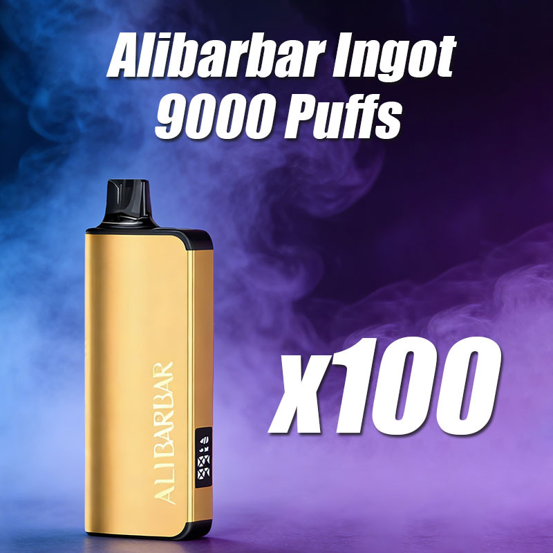 Wholesale and Distribution Exclusive  Local Stock  Fast AUS Shipping   Alibarbar Ingot 9000Puffs Disposable Vape