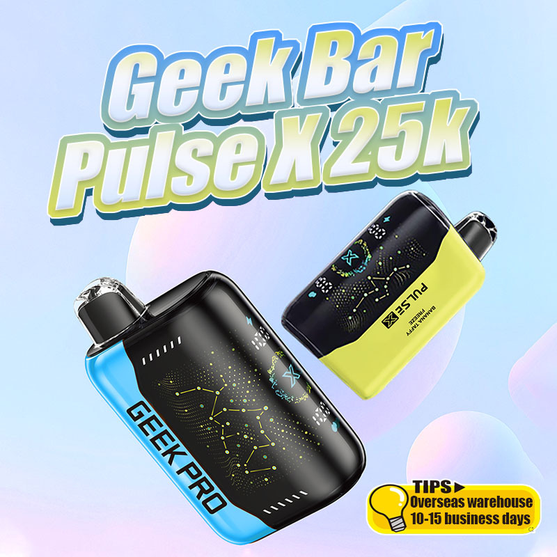 Overseas warehouse 10-15 days. Geek Bar Pulse X 25k