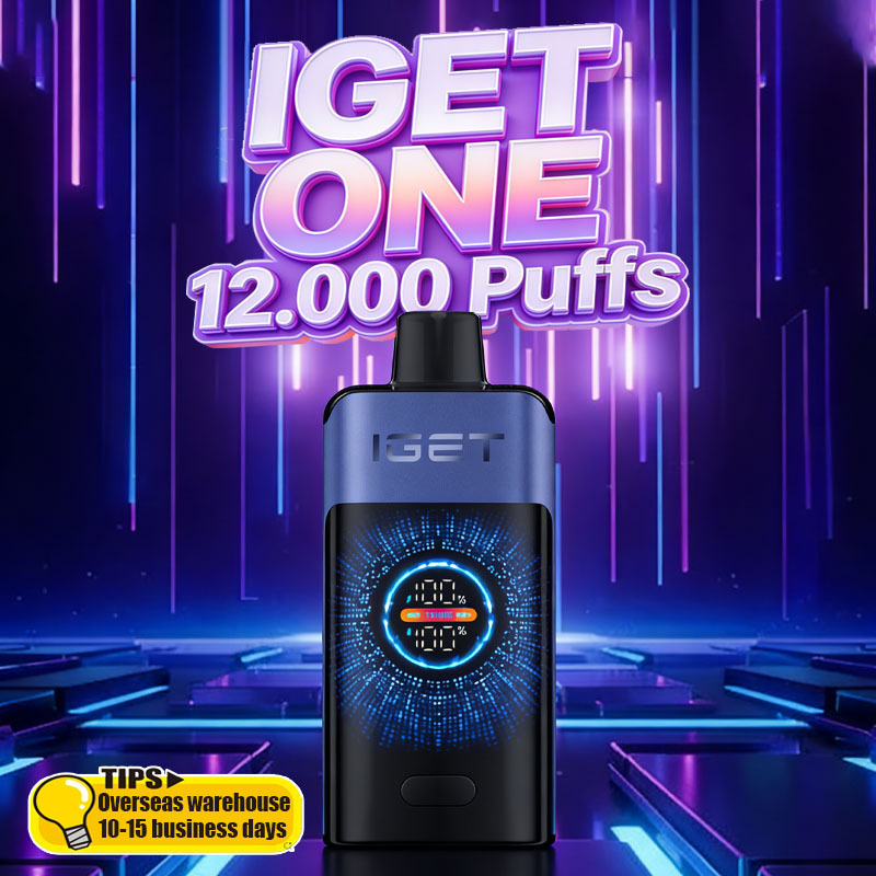 Overseas warehouse 10-15 days.New product IGET ONE 12.000 Puffs, genuine brand, smooth taste and stylish appearance