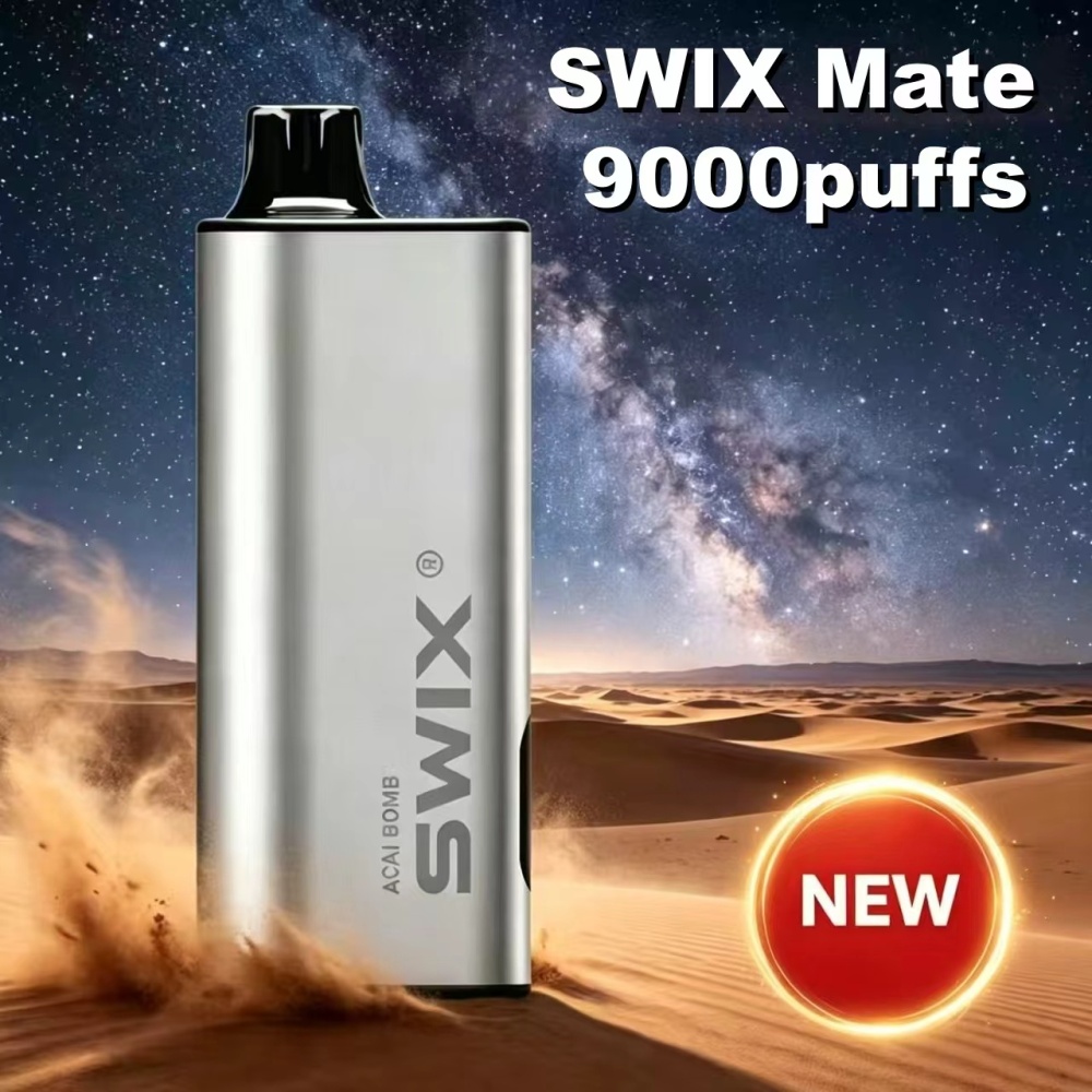 SWIX Mate 9000puffsBlack and silver colors appear randomly.