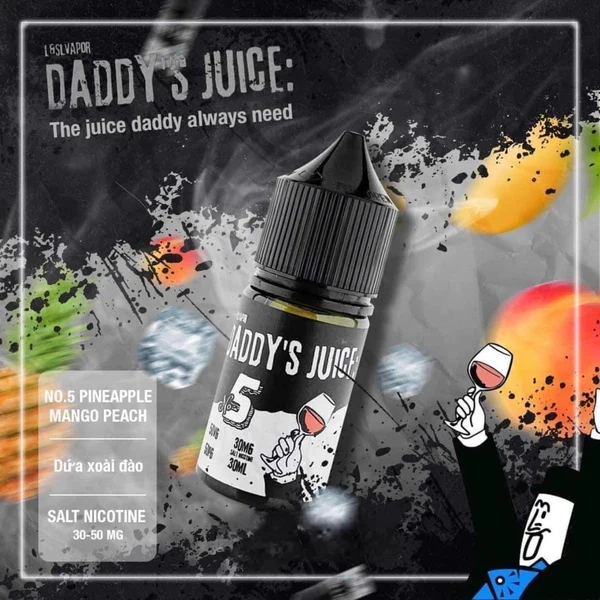 DADDY'S JUICE E-JUICE SALTNIC 5%