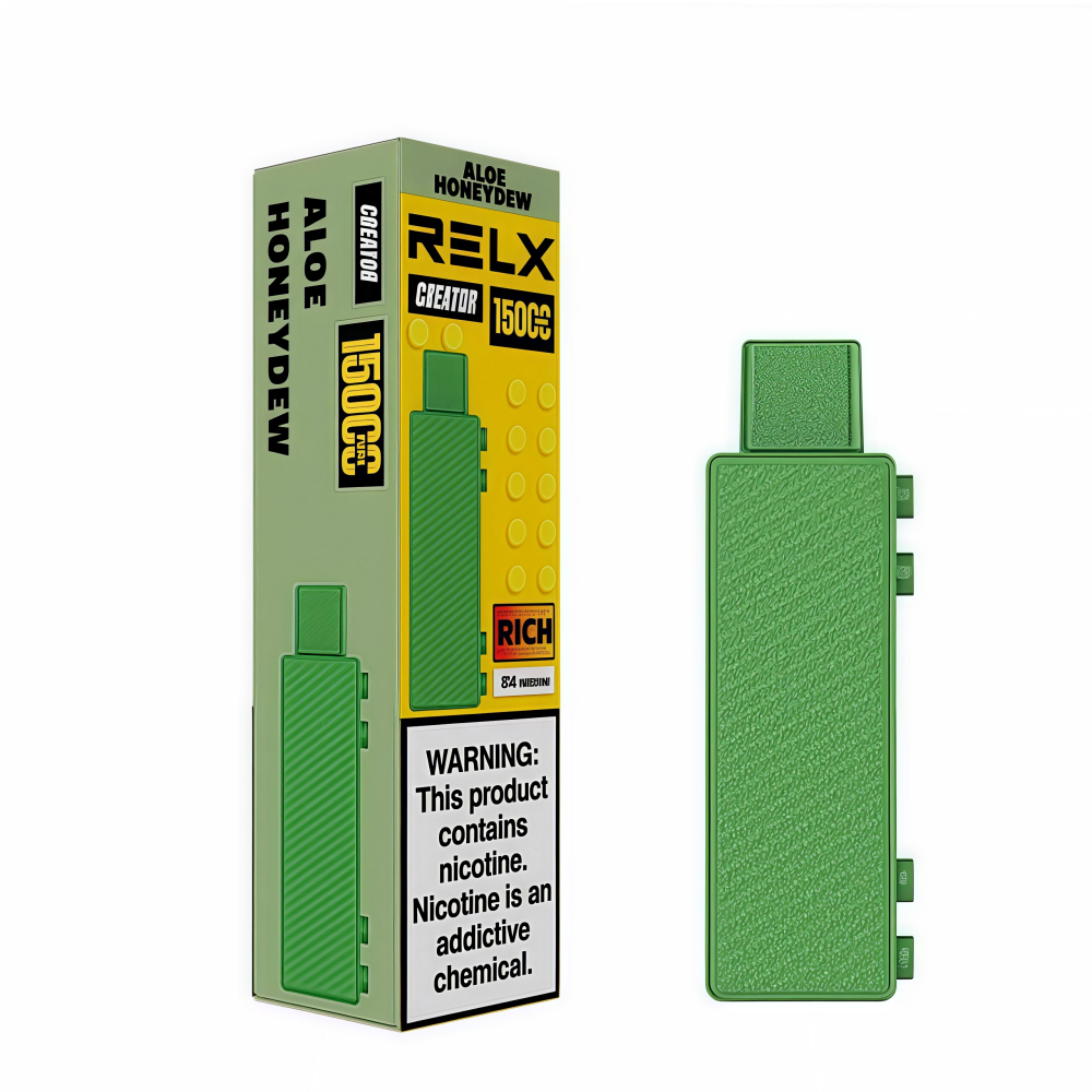 RELX CREATOR 15000 จำนวนพัฟ SALTNIC 3% / 5% POD