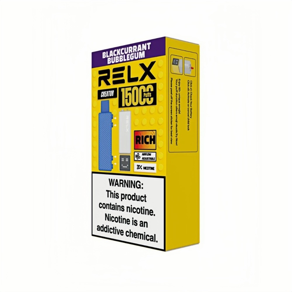 RELX CREATOR 15000 จำนวนพัฟ อุปกรณ์พร้อมพอดแบบครบชุด