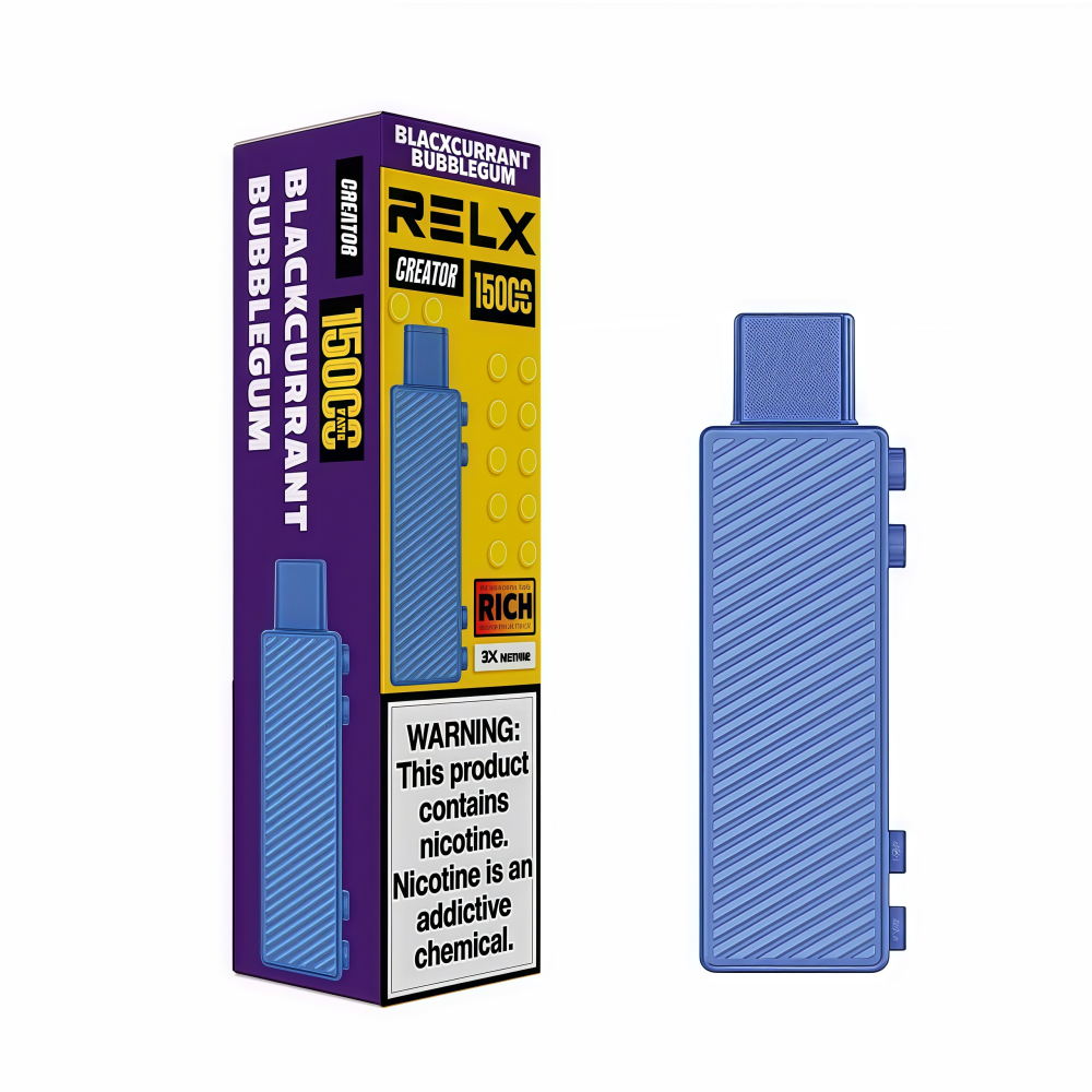 RELX CREATOR 15000 จำนวนพัฟ SALTNIC 3% / 5% POD