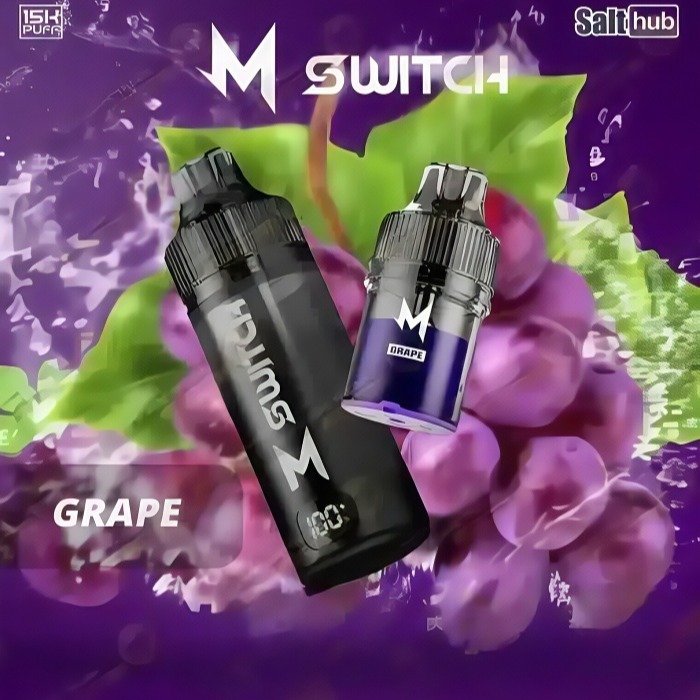 SALTHUB MARBO M SWITCH 15000 จำนวนพัฟ อุปกรณ์พร้อมพอดแบบครบชุด