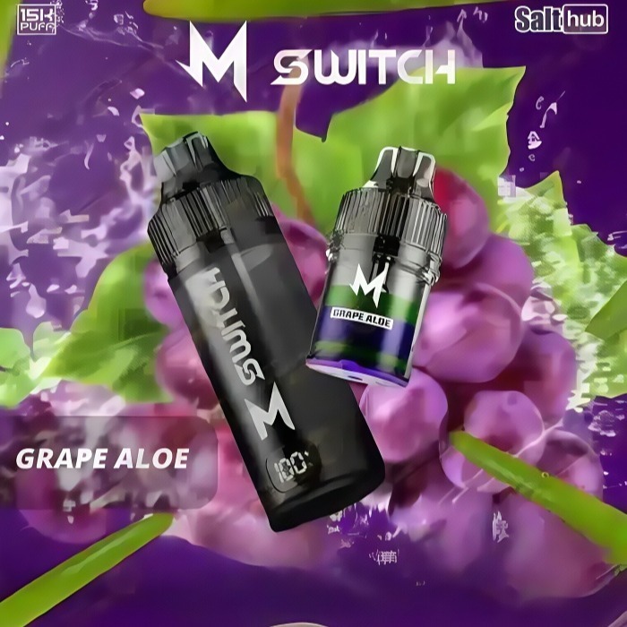 SALTHUB MARBO M SWITCH 15000 จำนวนพัฟ อุปกรณ์พร้อมพอดแบบครบชุด