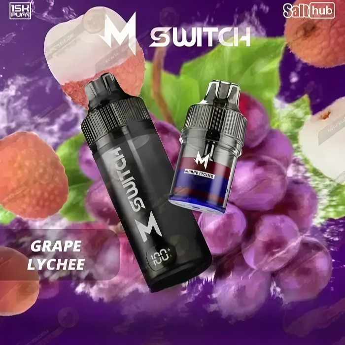 SALTHUB MARBO M SWITCH 15000 จำนวนพัฟ อุปกรณ์พร้อมพอดแบบครบชุด