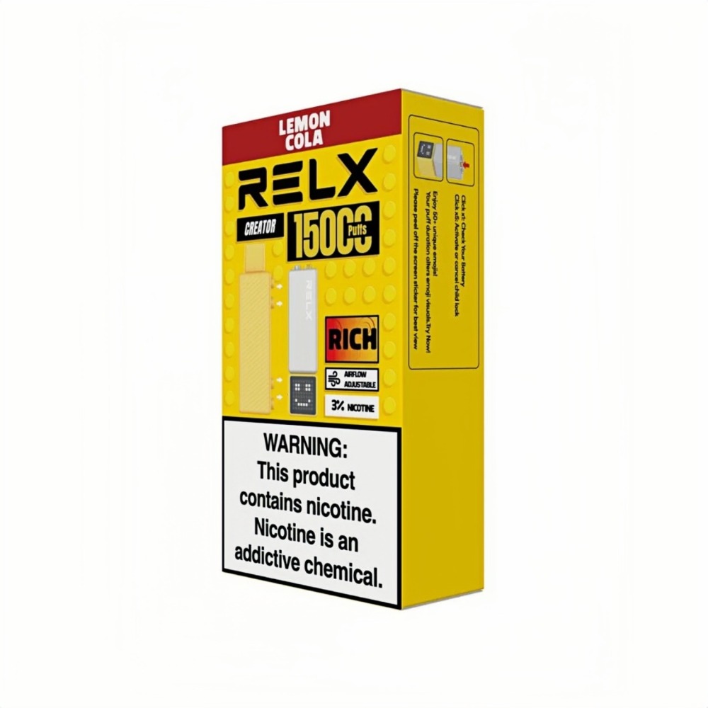 RELX CREATOR 15000 จำนวนพัฟ อุปกรณ์พร้อมพอดแบบครบชุด