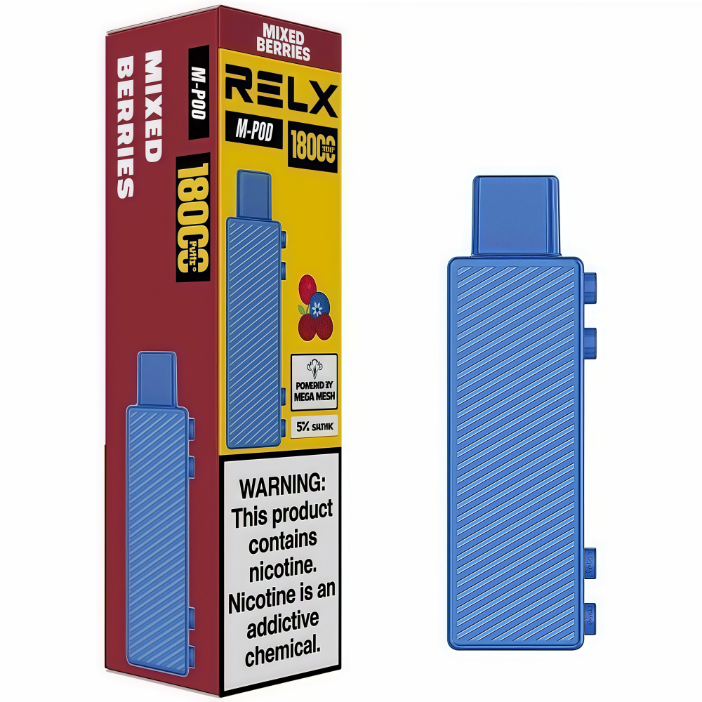 RELX CREATOR 18000 จำนวนพัฟ SALTNIC 3% / 5% POD