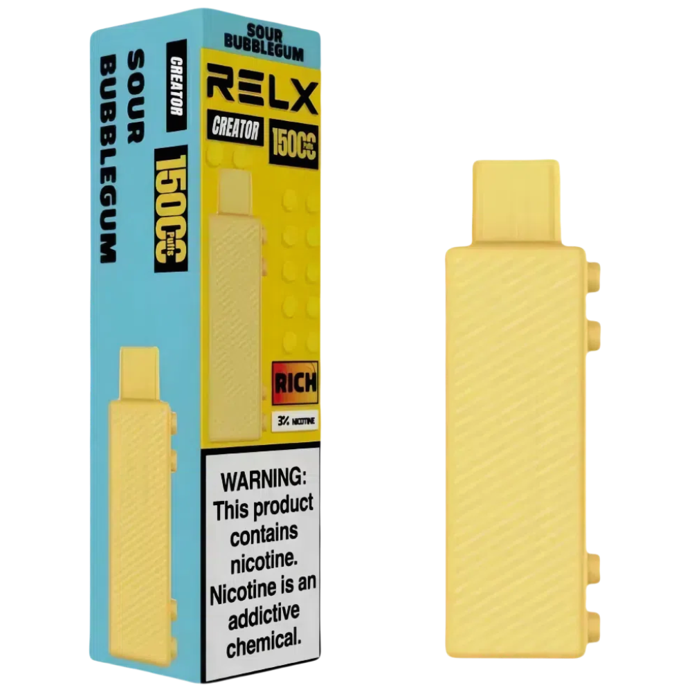 RELX CREATOR 15000 จำนวนพัฟ SALTNIC 3% / 5% POD