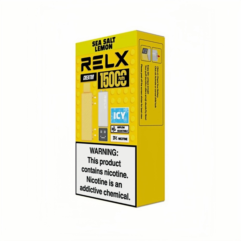 RELX CREATOR 15000 จำนวนพัฟ อุปกรณ์พร้อมพอดแบบครบชุด