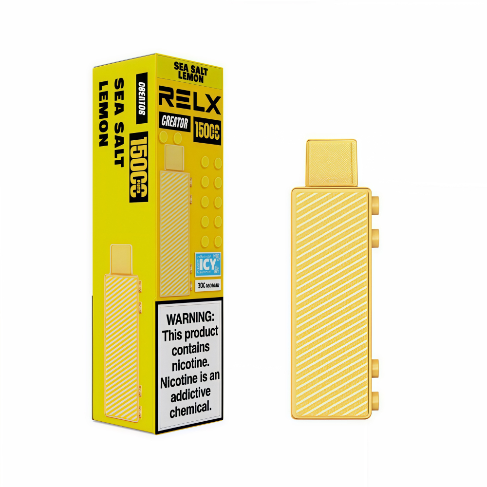 RELX CREATOR 15000 จำนวนพัฟ SALTNIC 3% / 5% POD