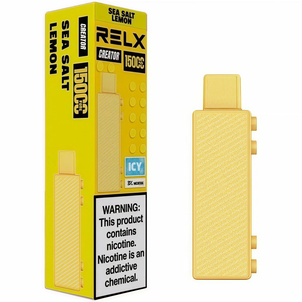 RELX CREATOR 18000 จำนวนพัฟ SALTNIC 3% / 5% POD