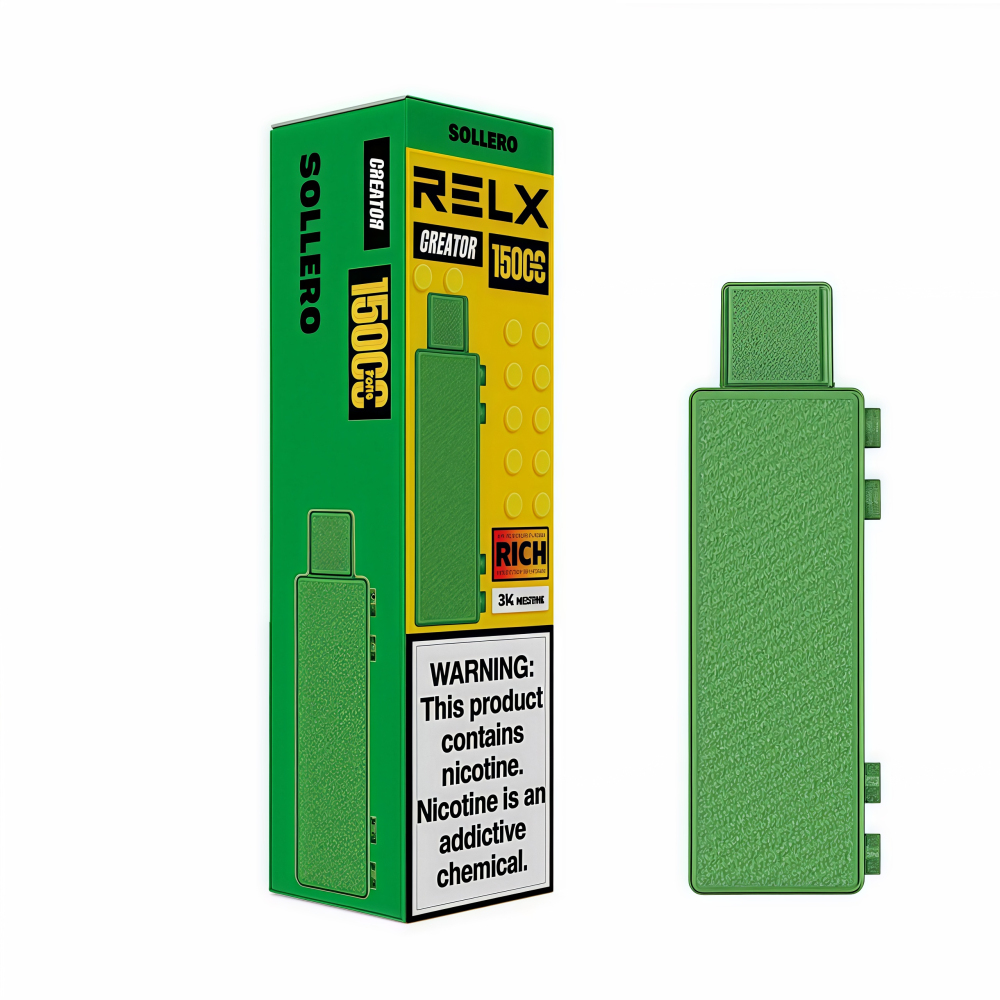 RELX CREATOR 15000 จำนวนพัฟ SALTNIC 3% / 5% POD