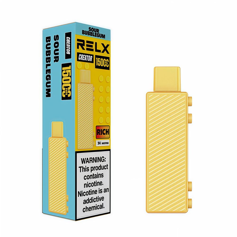 RELX CREATOR 15000 จำนวนพัฟ SALTNIC 3% / 5% POD
