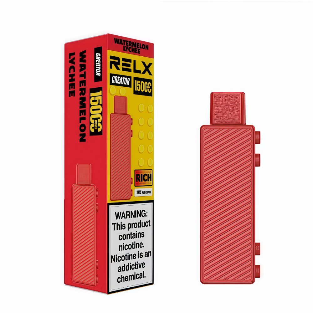 RELX CREATOR 15000 จำนวนพัฟ SALTNIC 3% / 5% POD