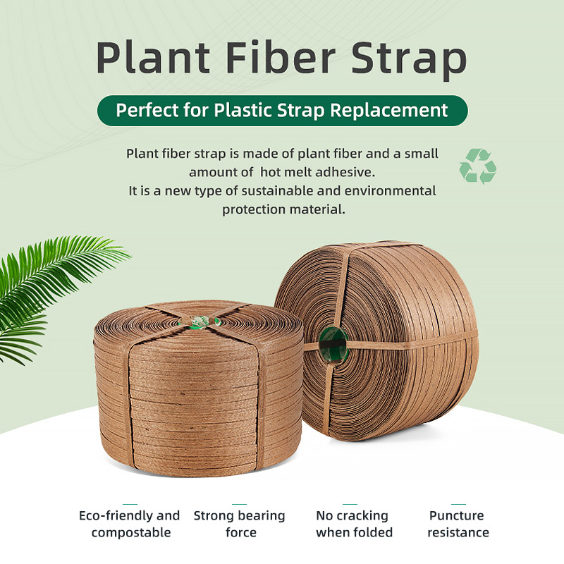 PaperEZ Plant Based Pallet Strapping: an eco-friendly, strong plastic strap replacement.
