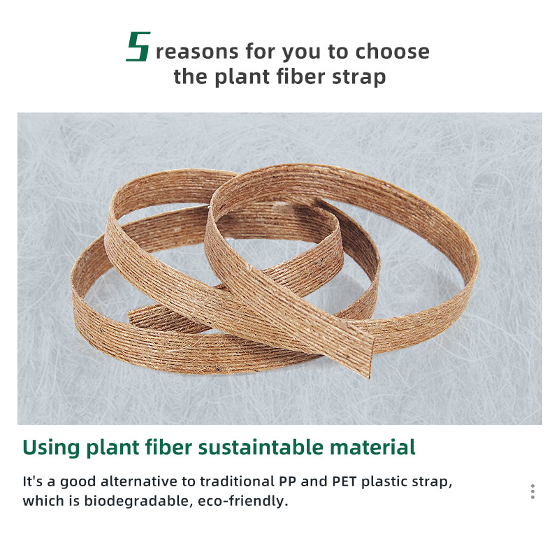 PaperEZ Plant Based Pallet Strapping: a sustainable, biodegradable alternative to plastic straps.