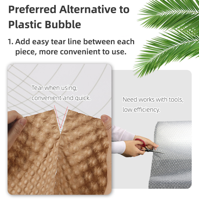 PaperEZ Paper Bubble: a plastic bubble alternative with convenient tear lines for easy use.