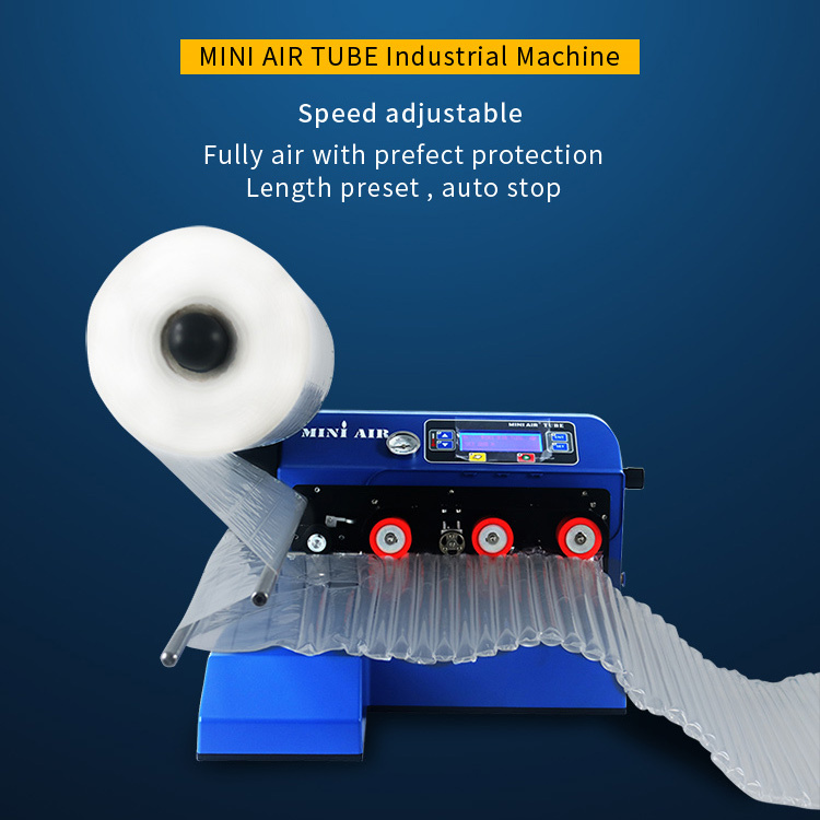 Ameson U Type Air Column Bag: a display showing the machine automatically inflating bags with preset length.