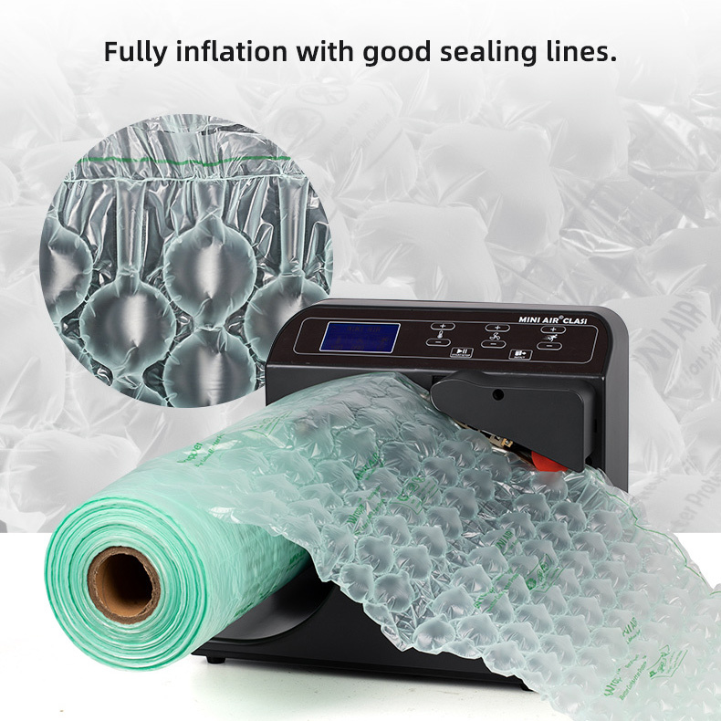 MINI AIR CA3 Clasi3: a detail view showing fully inflated air bubble film with secure sealing lines.
