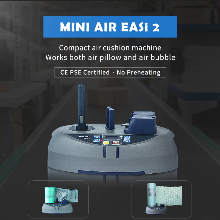 MINI AIR EA2 EASi2: a display of the compact, certified machine for multiple film types.