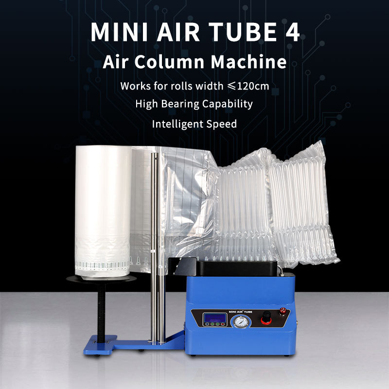 MINI AIR TA4 Tube4: a display of the machine with its compatible air column bags.