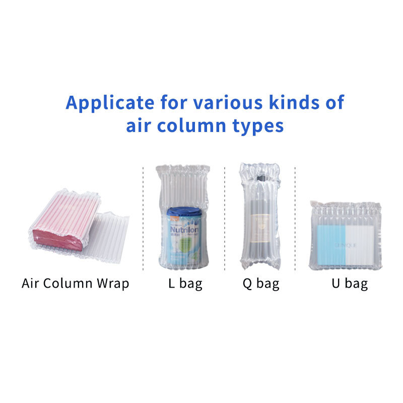 MINI AIR TA4 Tube4: a diagram showing its compatibility with various air column bag types.