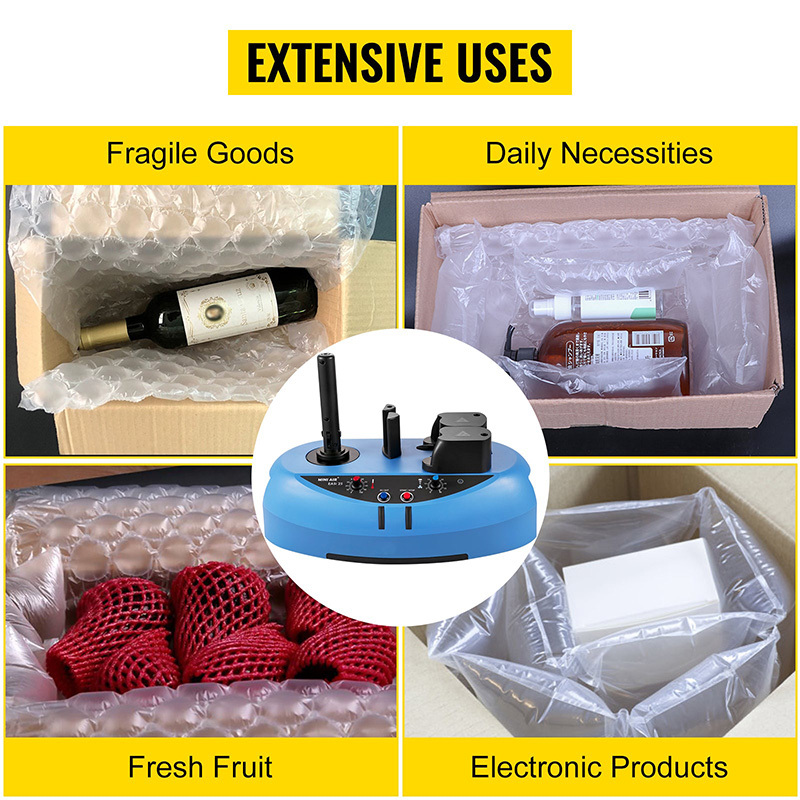 MINI AIR EA2S: a case study showing its use for fragile goods, daily necessities, fresh fruit, and electronics.