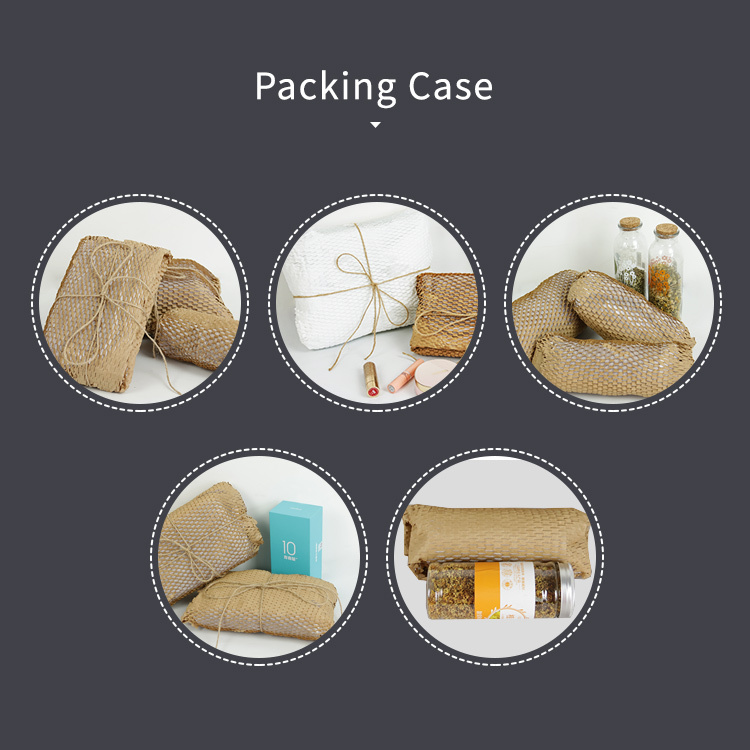 White Tissue Paper packaging cases: various products wrapped in PaperEZ, with 'Packing Case Display'.