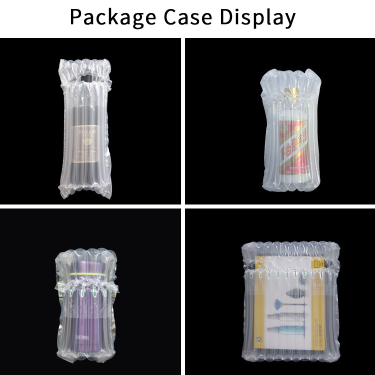 Q Type Air Column Bags package case display: protecting red wine, white wine, thermos, and cosmetics.
