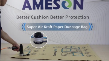 Inflator air gun for dunnage bag