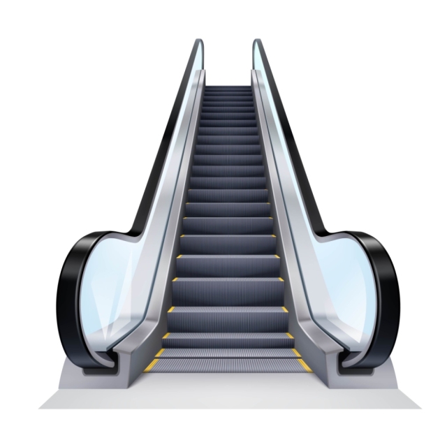 Weite escalator / moving walkway