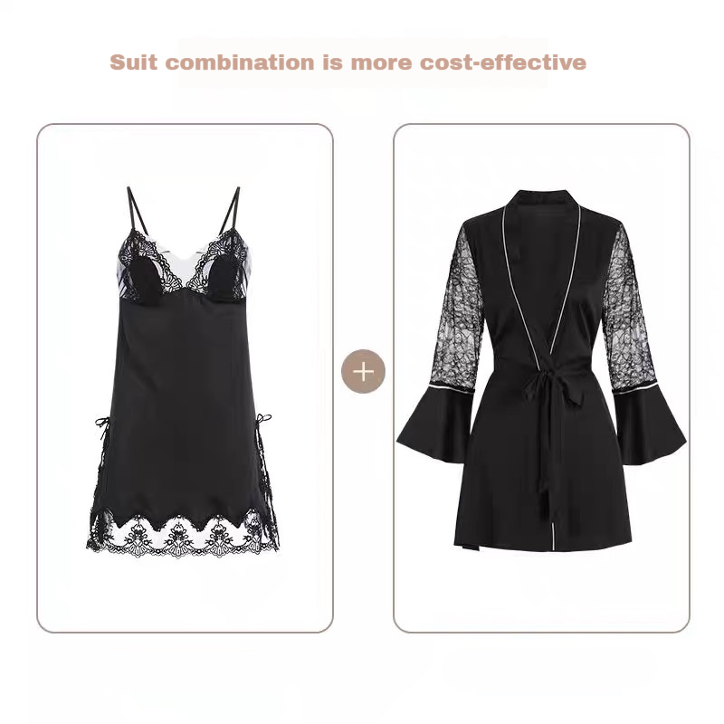 Women's Pajamas 2025 New Style Sexy and Sophisticated Slip - on Dress, Silk Nightgown, Spaghetti - strap Dress
