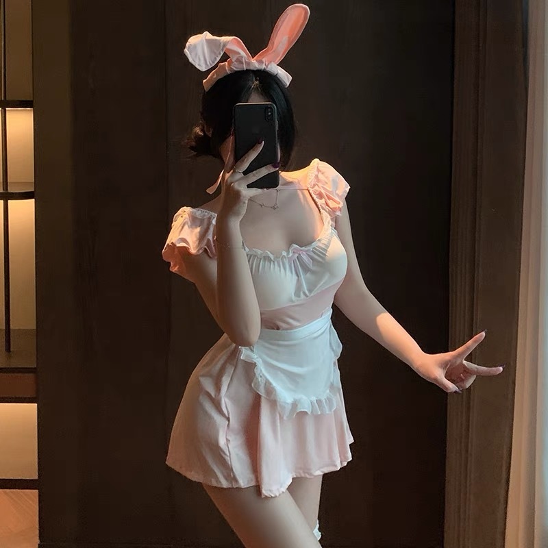 Sexy lingerie 2025 new style small chest sexy rabbit girl uniform set chastity role-playing armor