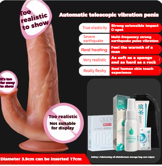 Male reproductive simulator electric masturbator jj automatic thrusting female use fake man's penis female prosthetic rod
