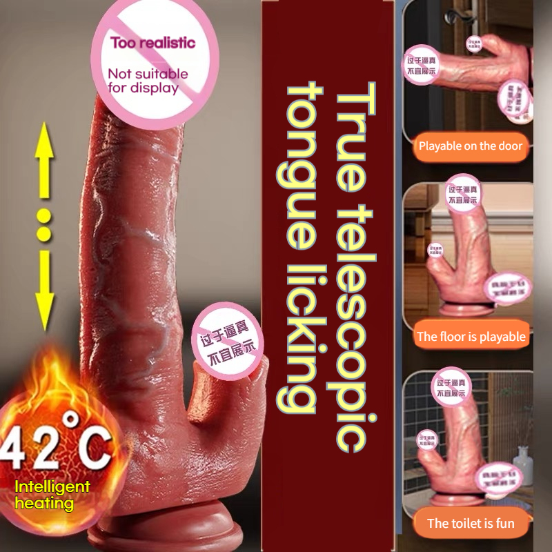 Male reproductive simulator electric masturbator jj automatic thrusting female use fake man's penis female prosthetic rod