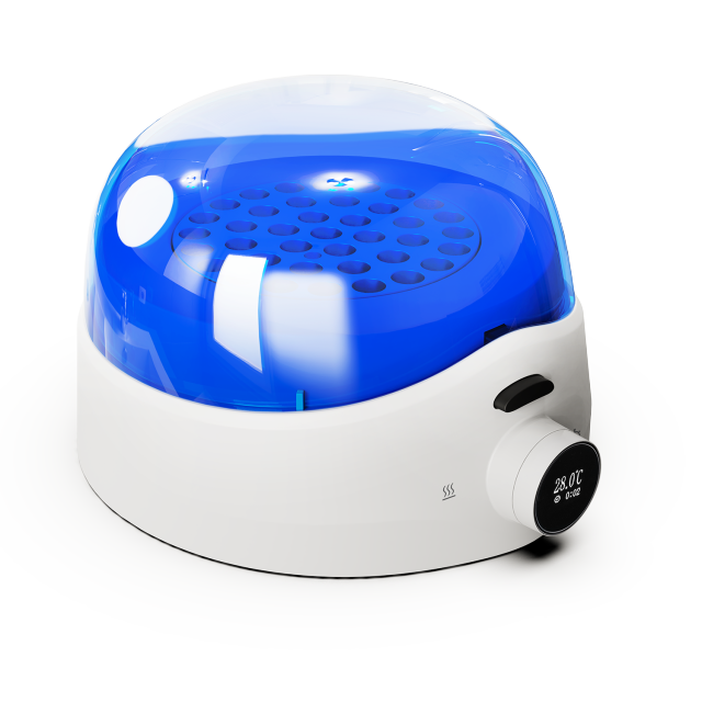 Circular heating block