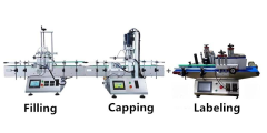 Desktop Automatic Filling Capping Labeling Machine