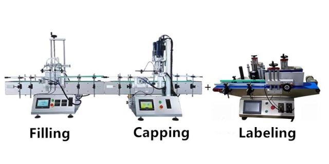 Desktop Automatic Filling Capping Labeling Machine