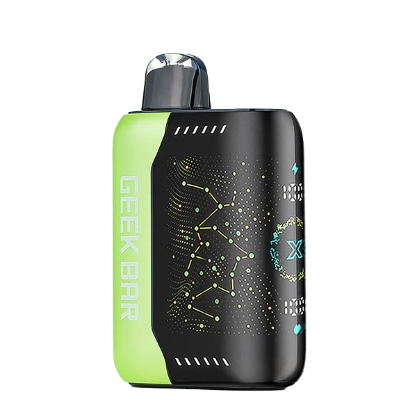 Geek Bar Pulse X 25K Zero Nicotine-Sour Apple Ice-Green