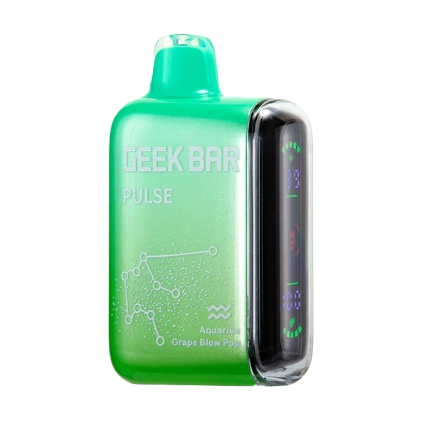 Geek Bar Pulse Zodiac Edition—Grape Blow Pop—green