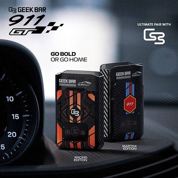 Geek Bar 911 GT display