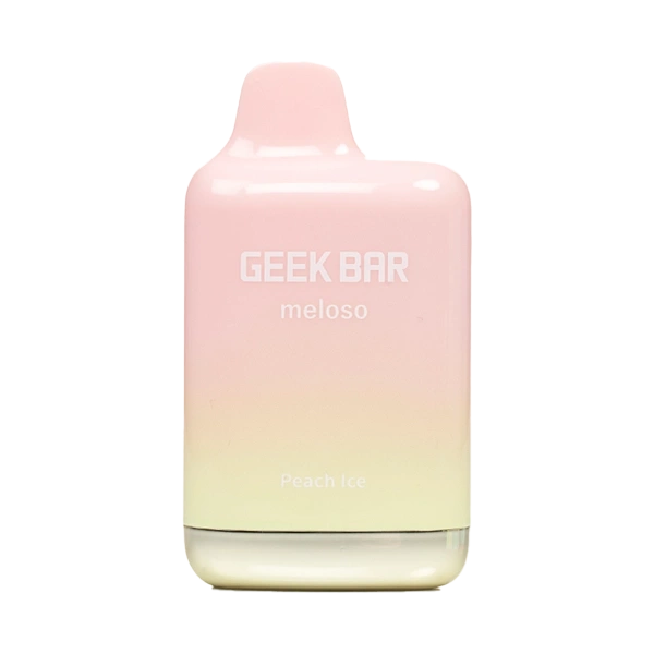 Geek Bar Meloso Max—Peach Ice—Ice-cool