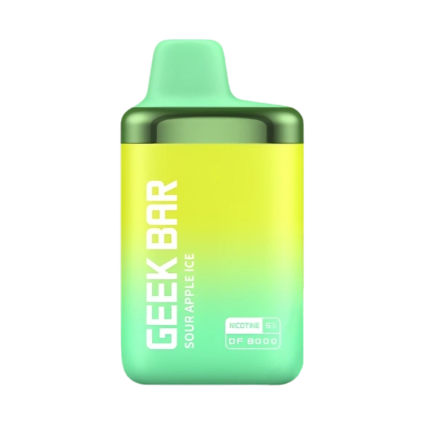 Geek Bar DF8000 Sour Apple Ice – Tangy Green Chill