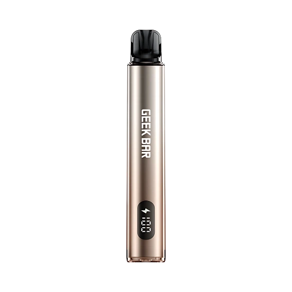 Natural Titanium – Geek Bar Elite Natural Titanium, classic matte metallic finish