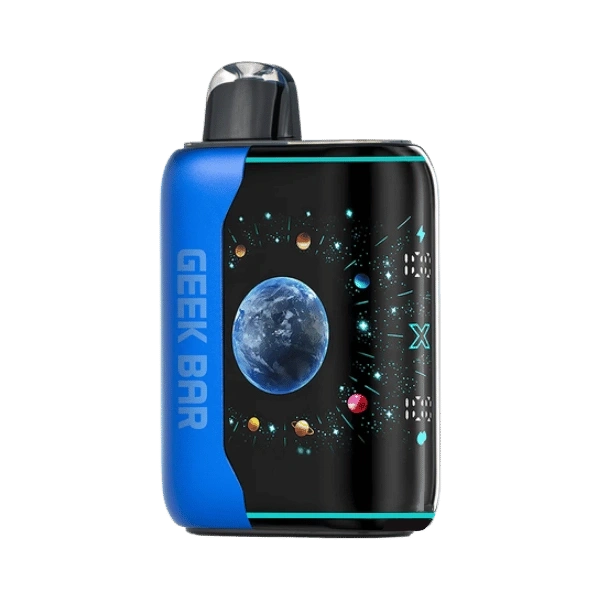 Geek Bar Pulse X Platinum-Blue Raspberry Ice Flavor