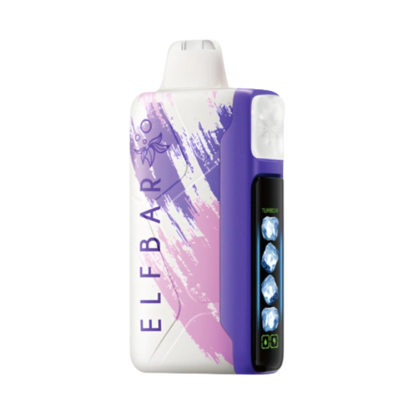 vape elf bar Ice King 40000 – 40K Puffs, Rechargeable, 5 Cooling Levels Free Liquid 18k Flavours:Apple Peach ELFBAR ELFX Pro |